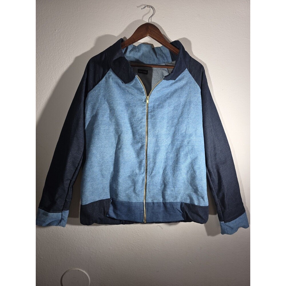 Denim Jacket Two Tone Shami Oshun, No Size Tags